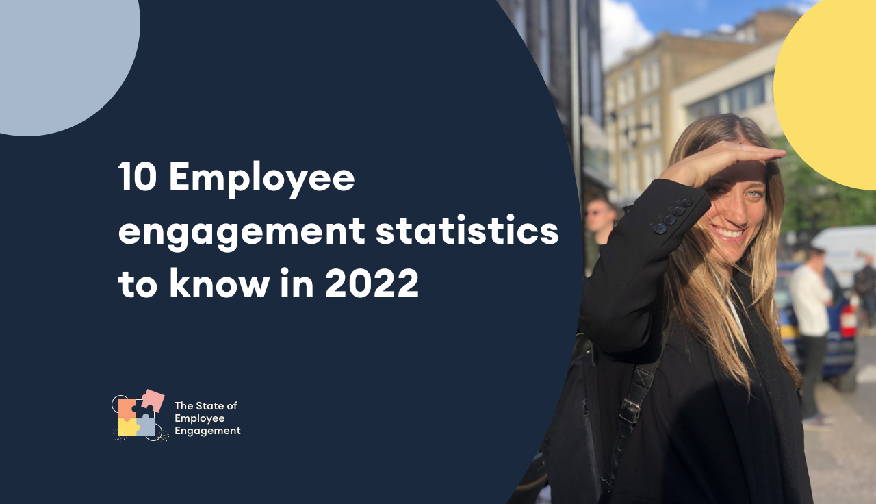 10 Employee engagement statistics to know in 2022 hero image