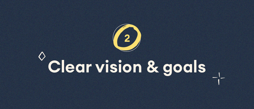 Clear vision & goals