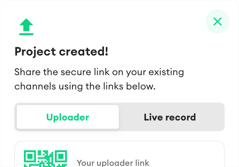Capture content in seconds