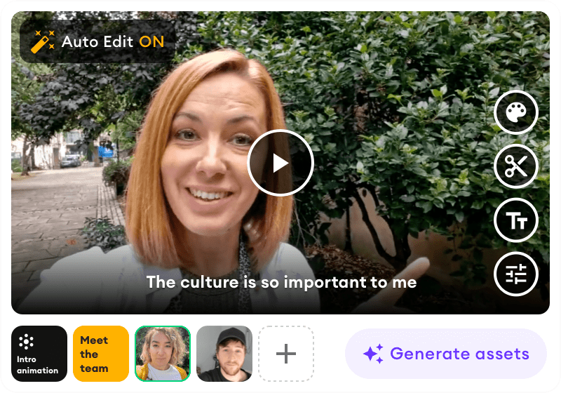 Edit & Auto-generate