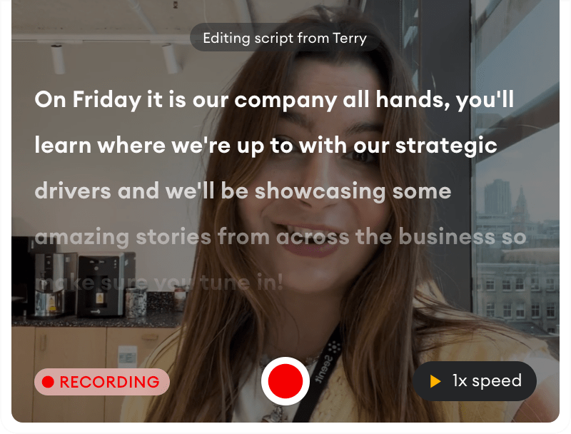 Teleprompter & Scripting
