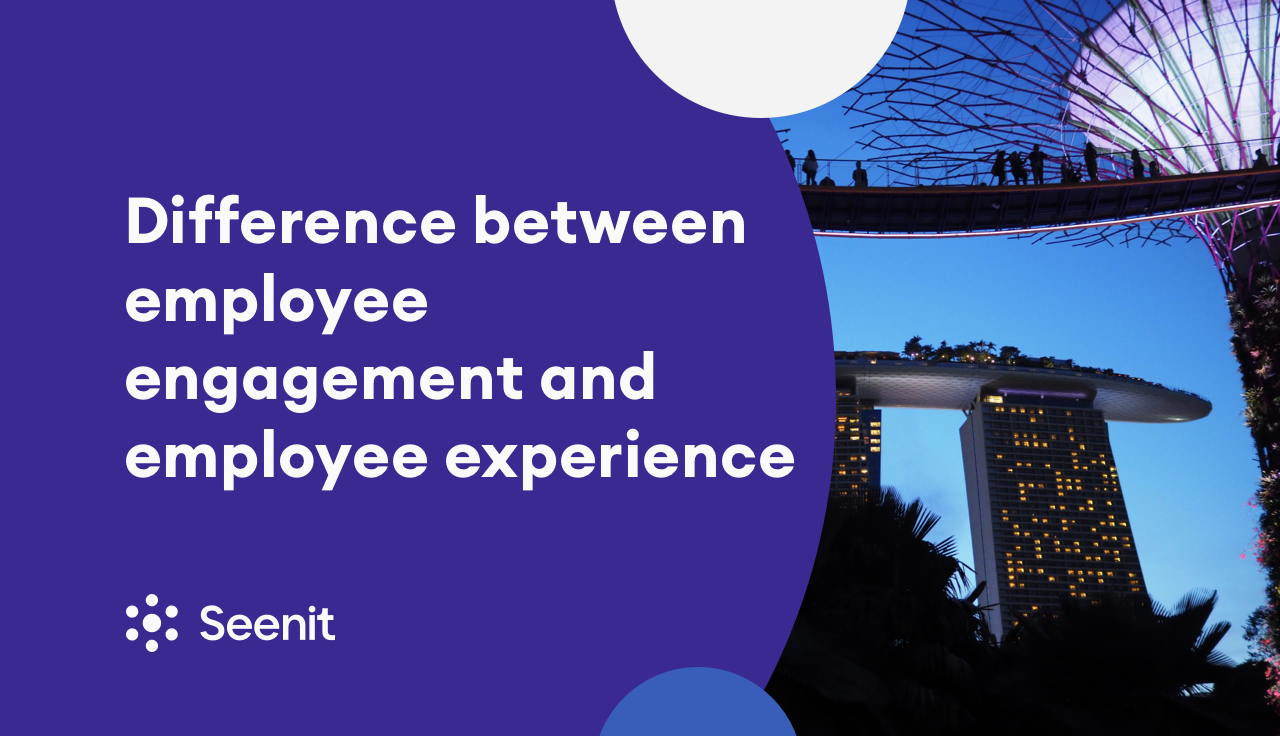 Difference between employee engagement and employee experience hero image