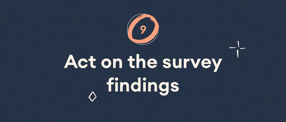 Act on the survey findings