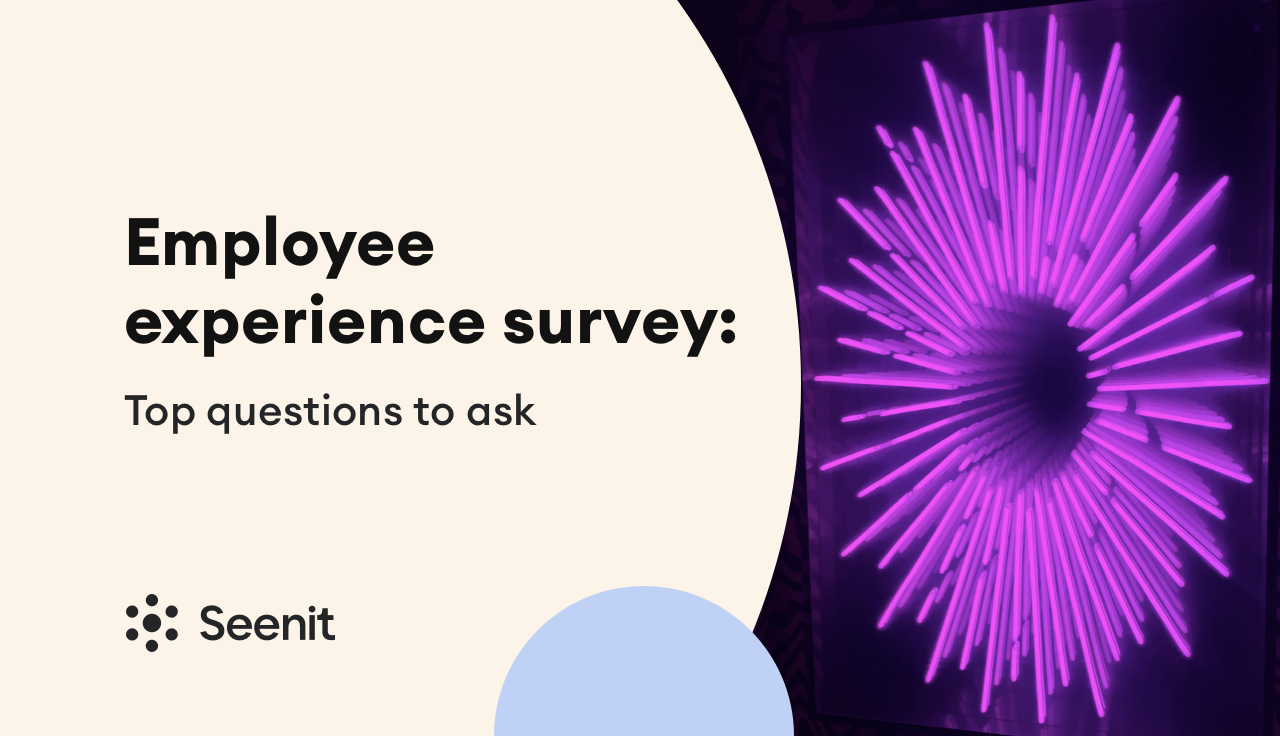 Employee experience survey: Top questions to ask hero image